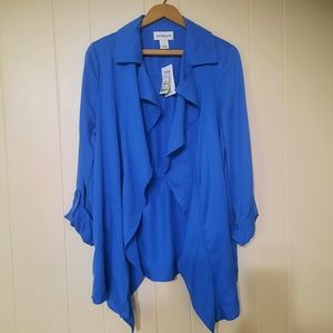 NWT Peck&Peck blue blazer. Sz M